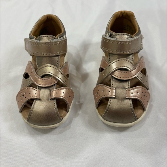 Stride Rite Toddler Girls Size 7 SRTech Xena Leather Sandals - Picture 1 of 7